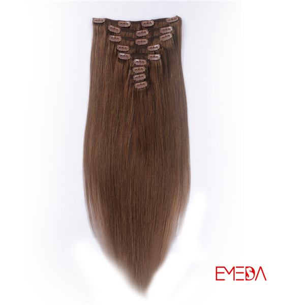 Brazilian remy hair clip in extensions XS047